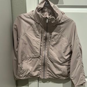 Lululemon pink blush raincoat